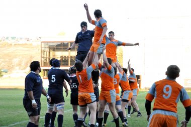 Rugby match between the teams of SibFU and Oxford University